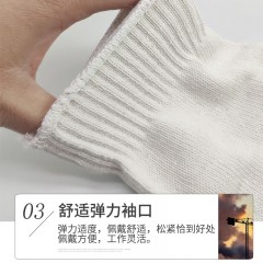 【高品質】手套勞保線手套耐磨加厚棉線手套工地搬運防護手套批發(fā)
