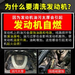 汽車發(fā)動(dòng)機(jī)外部清洗劑引擎機(jī)艙倉(cāng)外表去重油污泡沫清潔液機(jī)頭水  650ml/瓶