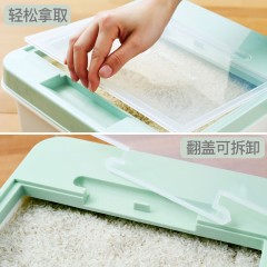 廚房收納防潮米桶密封防蟲面粉裝米缸塑料儲(chǔ)米箱