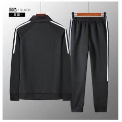 運(yùn)動套裝女男春秋季運(yùn)動服跑步休閑情侶外套衛(wèi)衣套裝