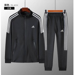 運(yùn)動套裝女男春秋季運(yùn)動服跑步休閑情侶外套衛(wèi)衣套裝