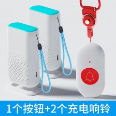 老人呼叫器無線家用病人門鈴遠(yuǎn)程遙控一鍵緊急報警求救平安鐘按鈴